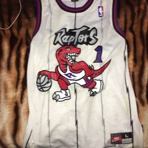 Men’s large Nike raptors Mcgrady Jersey